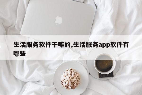 生活服务软件干嘛的,生活服务app软件有哪些