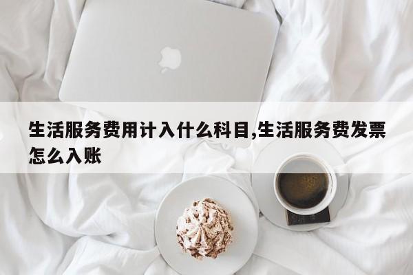 生活服务费用计入什么科目,生活服务费发票怎么入账